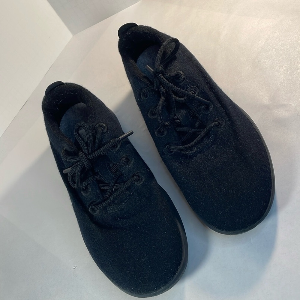 Allbirds WRM Mens US 13 Black Wool Runner Mizzle Sneakers Comfort Running Shoes